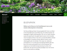 Tablet Screenshot of bijenpark.nl